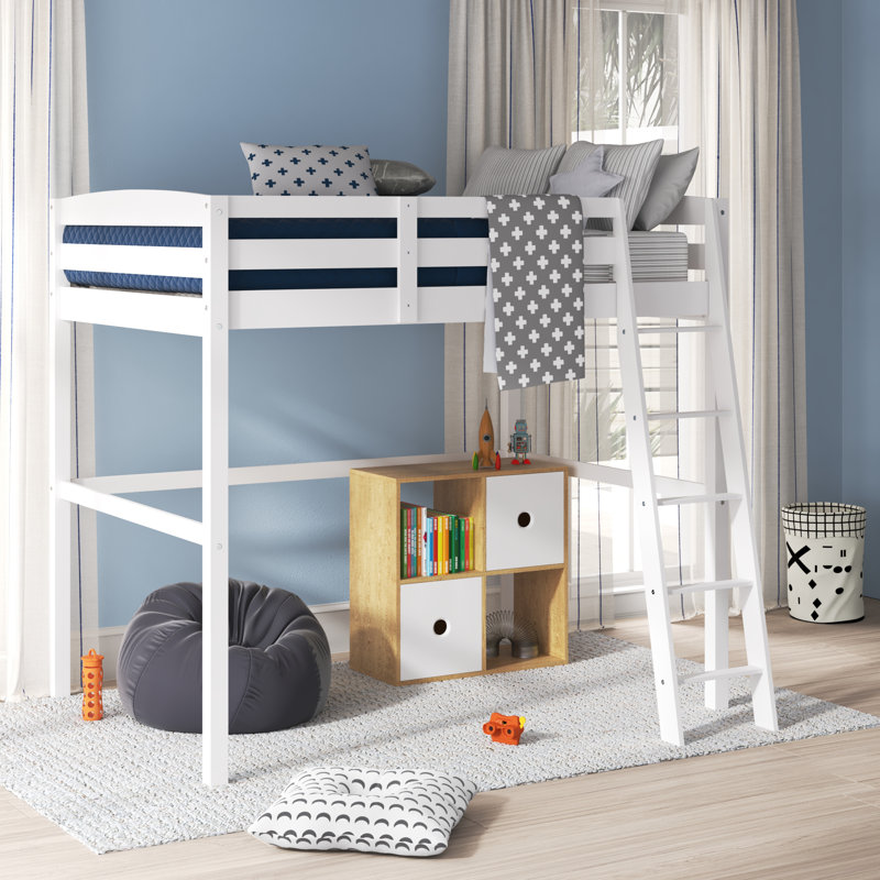 Mack & Milo™ Mallika Solid Wood Loft Bed & Reviews Wayfair Canada